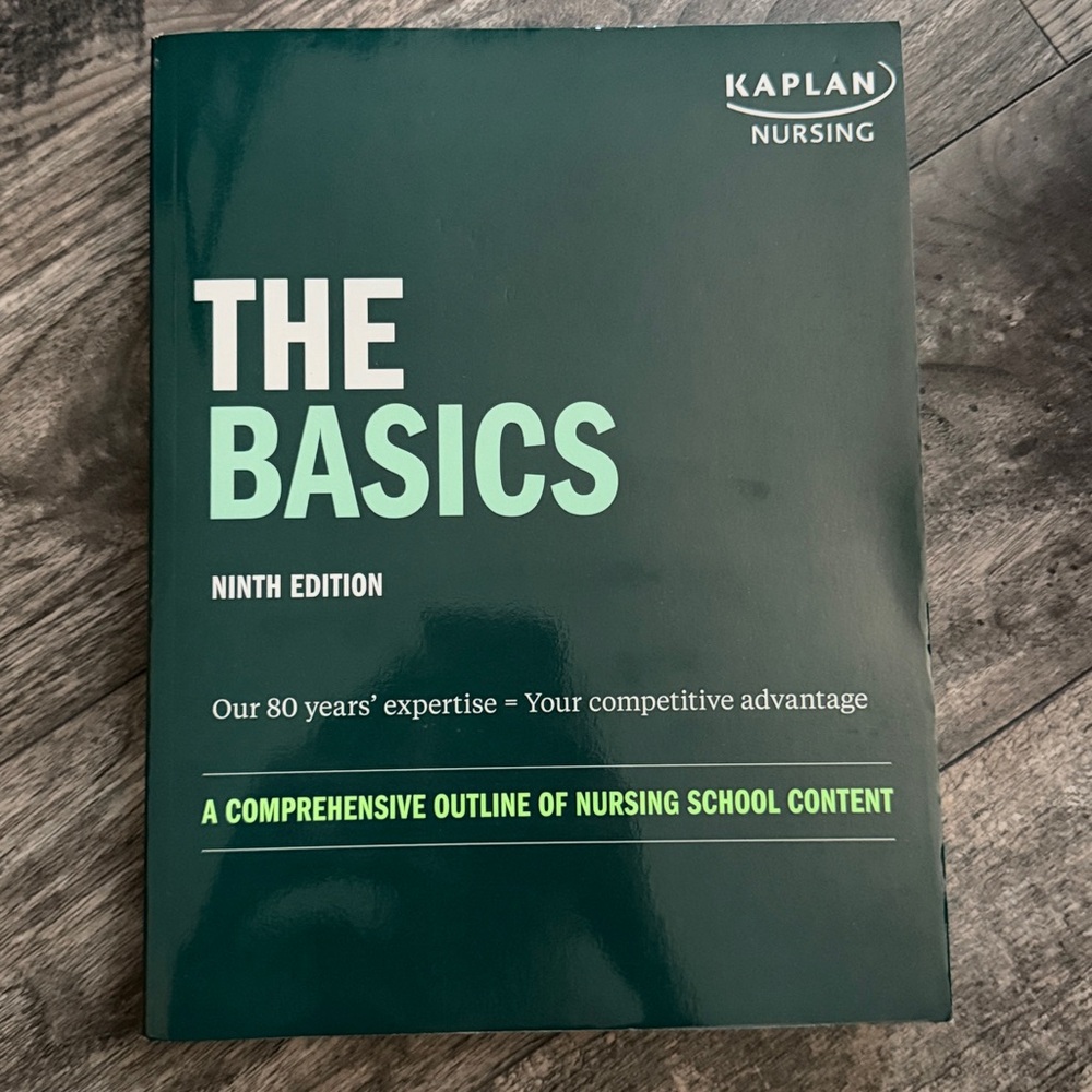 Kaplan Nursing The Basics Ninth Edition - Green Cover